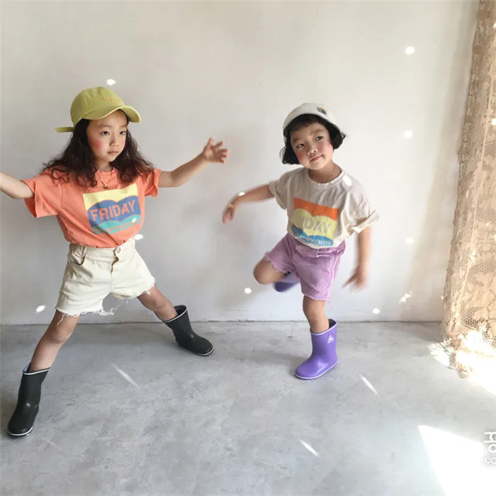 
All Custom Logo Brand Plain Wholesale kid T shirt Bulks Fleece Tops For Online Store 