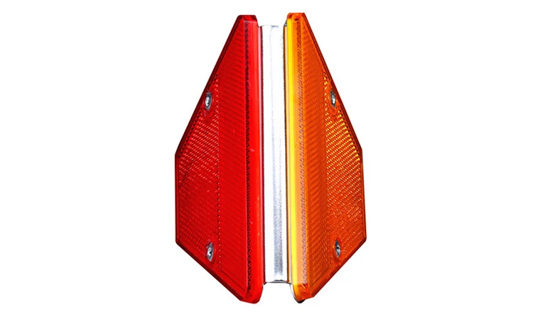 Yellow and white reflective road trapezoidal contours guardrail Delineator for traffic safety