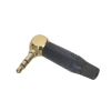 Accuracy Pro Audio QT207G Male 1/8" right-angle phone audio Jack stereo Plug Audio Connector
