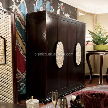 Classic Chinese Design Bedroom Furniture Solid Wood Hand Carved