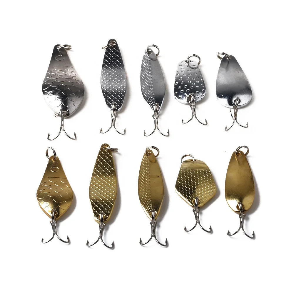 

Newup metal spoon fish lure Fishing Lures 10SIZES, As shown in the picture