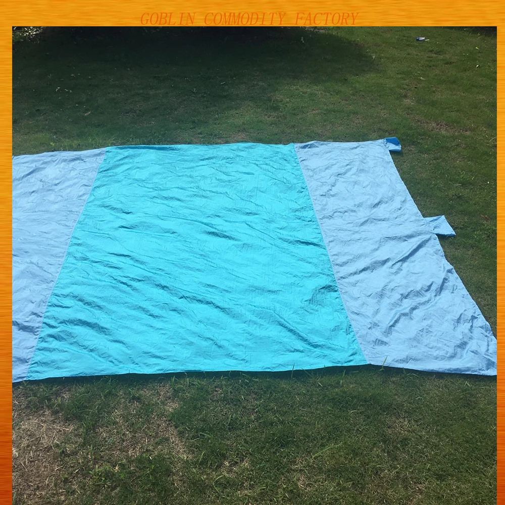 Sf007 Waterproof Outdoor Blankets Portable Pocket Picnic Beach Blanket