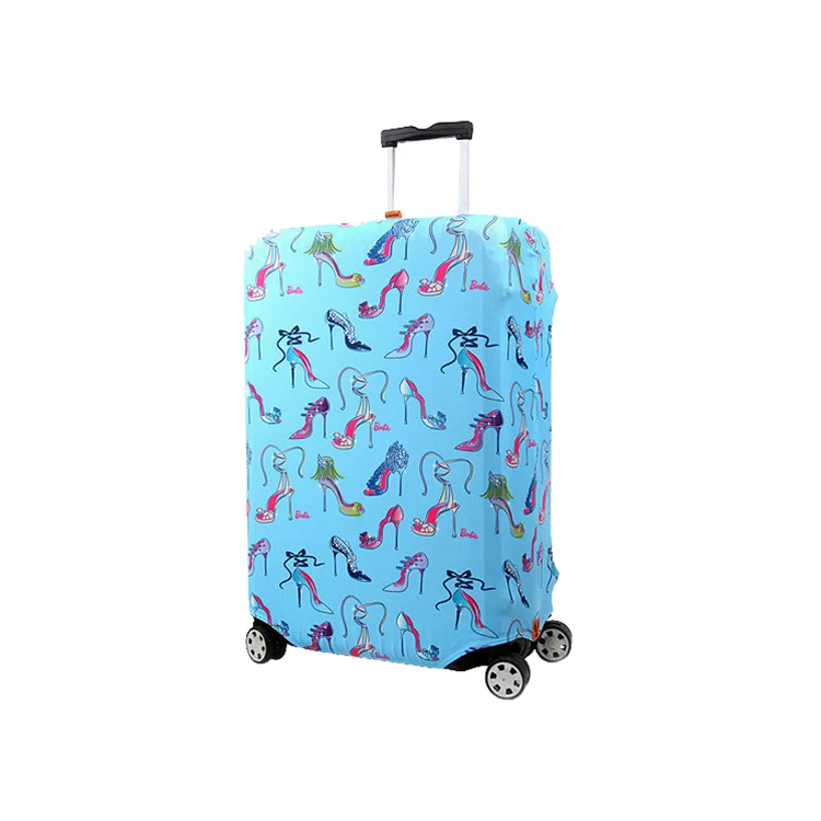 

Custom Design Elastic Luggage Cover Spandex Protective Cover Neoprene Trolley Case Protective Cover, One color or printing or customize