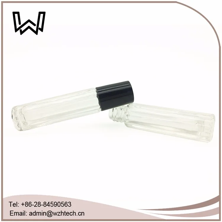 3ml Stripe Roll on Glass Bottle for Perfume with Metal Roller Ball