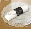 Western style wedding decoration&table decoration handmade paper napkin ring make decorative napkin rings for dinner ware