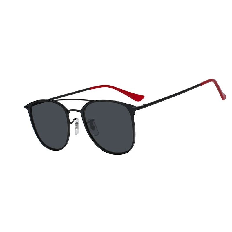 

2019 Square Polarized Sunglasses Steel Unisex TOP Matte Black