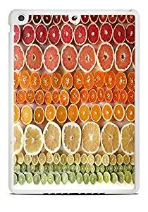 Candy Fruit Lemons Oranges Grapefruit White iPad Air Silicone Case