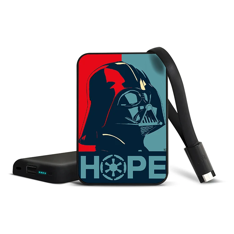 

Newest Super Slim OEM external battery gift power bank 5000mAh, Full color printing
