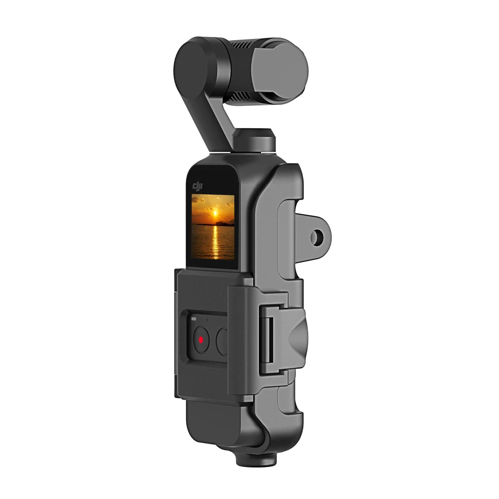 

Protective Bracket Useful Expansion Holder Cover Stand Tripod Mount for DJI Osmo Pocket Handheld Gimbal Camera Stabilizer Holder, Black