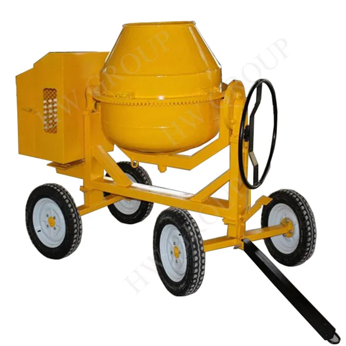 Small Capacity Gasoline Concrete Mixer 350l/400l/500l Diesel Concrete