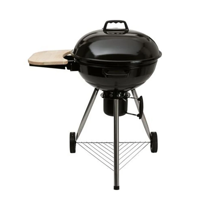 Outdoor Top Kettle Bbq Grill With Foldable Side Table Buy Outdoor Bbq