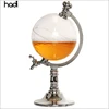 Guangzhou catering restaurant accessories beauty glass round table top draft globe beer dispenser with cheap price