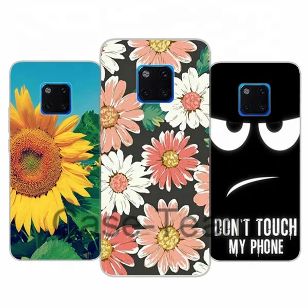 

Mobile Phone Case for Huawei Mate 20 Pro, Free Shopping, Cartoon Flower Cover for Huawei Mate 20 Pro case