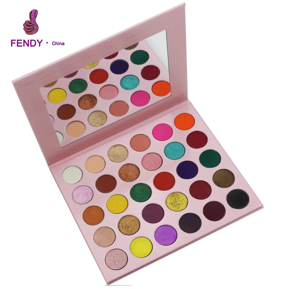 

High Pigment 30 Color Pink Private Label Eyeshadow Palette, 30 colors