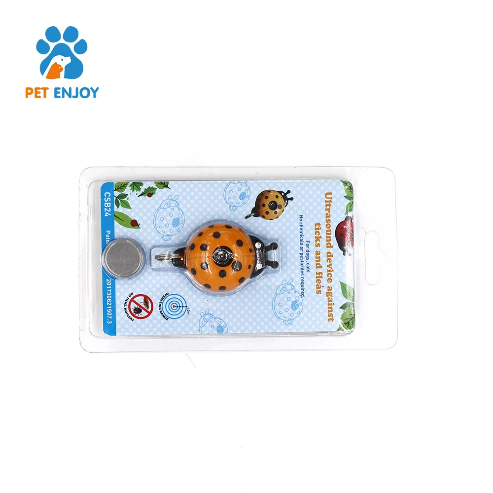 Ladybird ultrasonic pest control repeller dog anti mosquito bracelet sonic pest control for pets