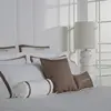 Full set 80*80s plain white bedding for luxury hotel and resort