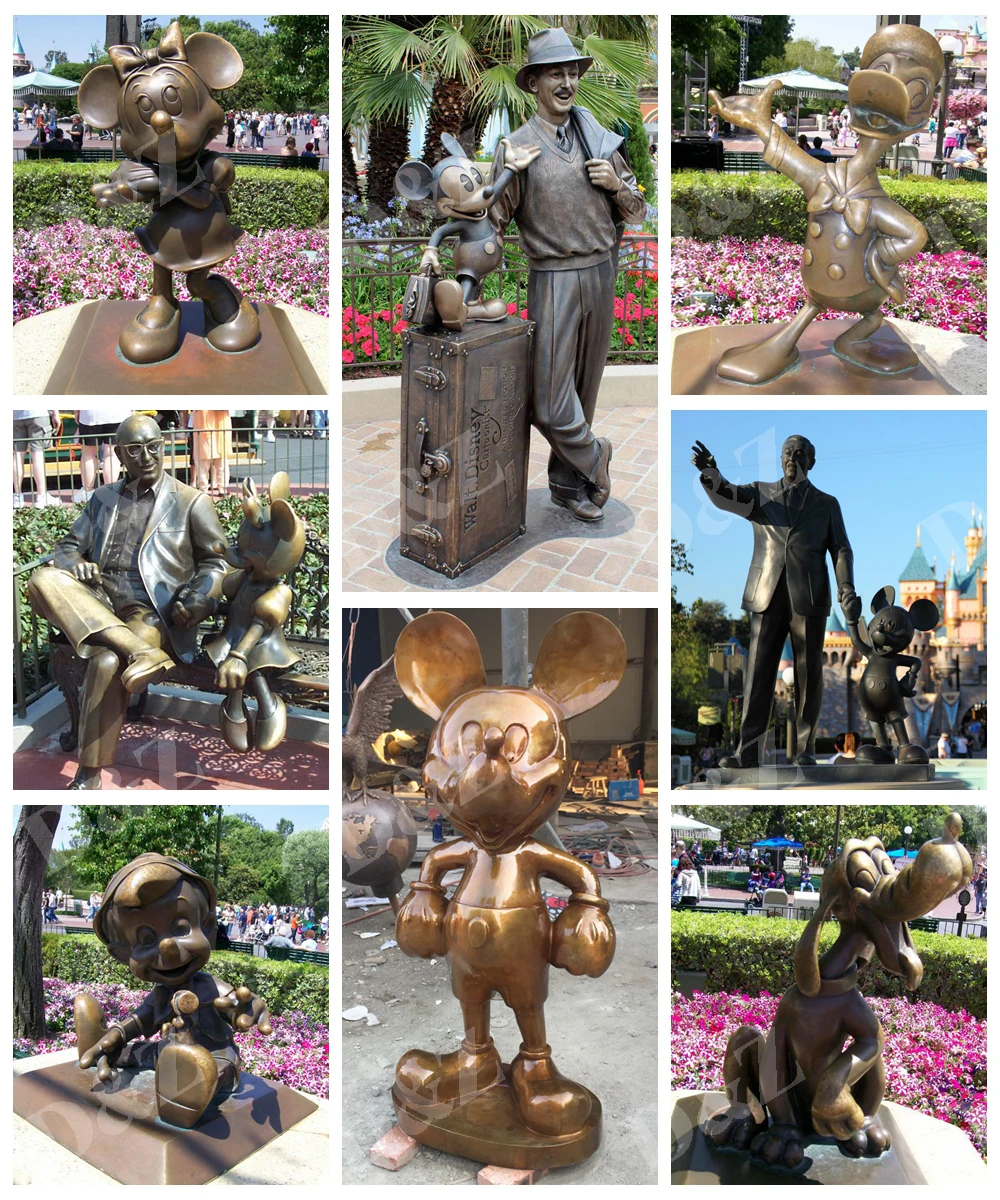 life size mickey mouse statue