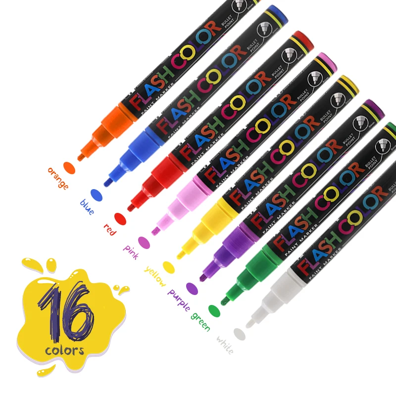 Wholesale Multi Colored White Red Green Porcelain Permanent Markers