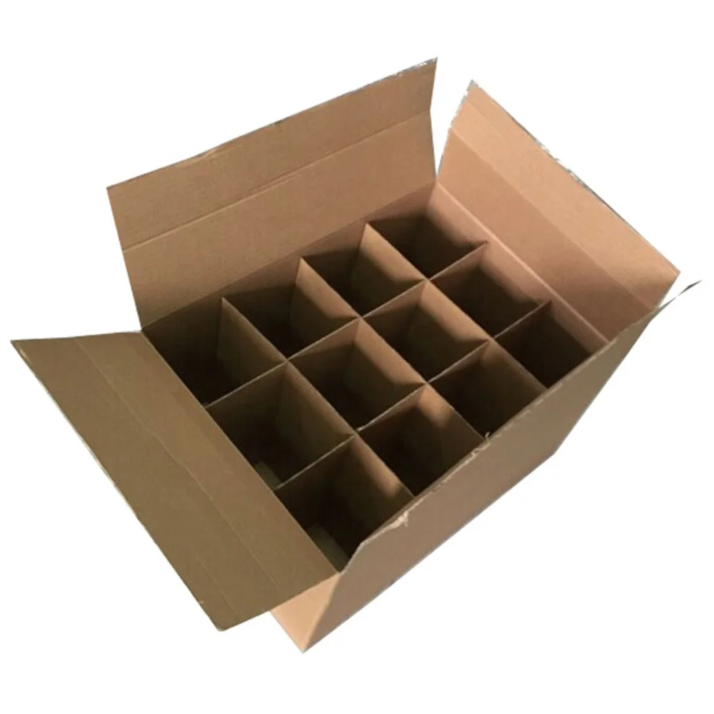 

Custom different sizes paper shipping cartons corrugated wine box