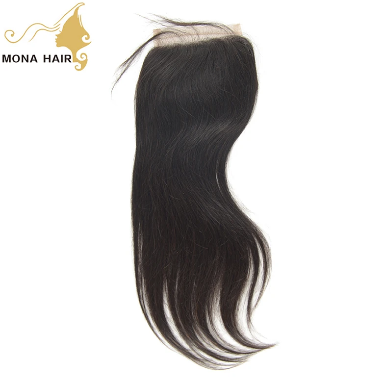 

Nice-looking straight hair high quality indian hair lace closure