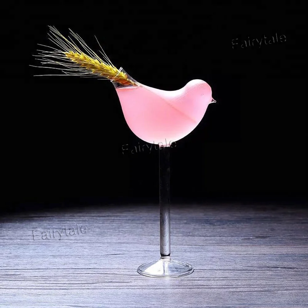 

Novelty Animal Shape Decorative Bar Ware Bird Shaped Cocktail Glass