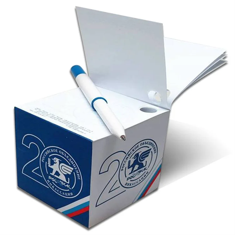 Sticky Notes,Paper Memo Cube With Pen Holder Buy Note Cube With Pen