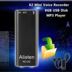 Voice Activated Mini Clip USB Digital Audio Recorder Pen