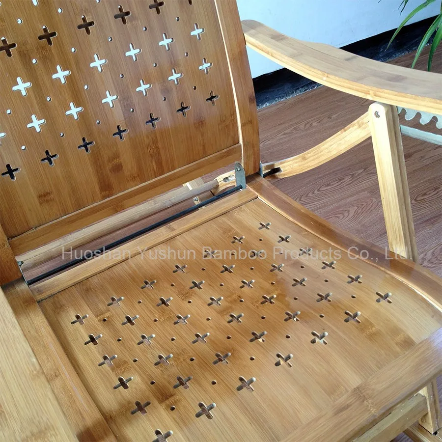 
High quality foldable bamboo rocking chair 