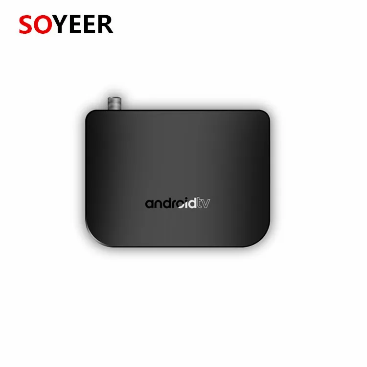 Soyeer M8S PLUS DVB S2X 1G 8G Android tv box with DVB-S2 receiver wifi 2.4G/5G 4K HDR VP9 Android tv box
