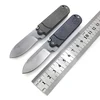 Key Chain Mini Pocket Knife With Titanium Alloy Handle S35VN Blade Folding Combat Knives