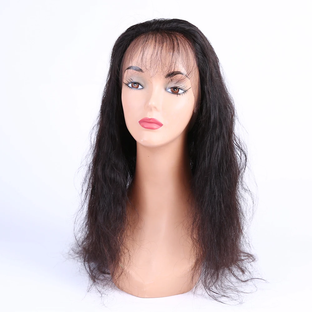 

12-22 inch 100g body wave 360 lace frontal closure wig cap in stock