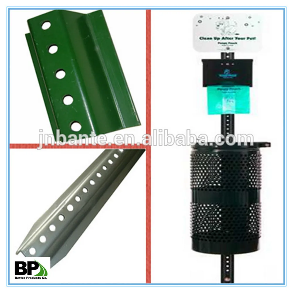 parking lot signs and posts | metal u channel posts for Christmas discounting display