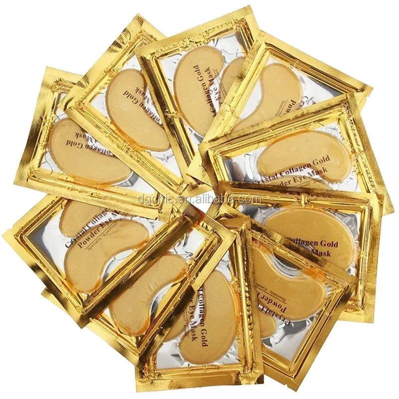 

24K Eyes Super Plumper Collagen Mild Anti-wrinkle Anti Aging Relieve Fatigue Gold Eyes Mask Lip Mask Face Mask