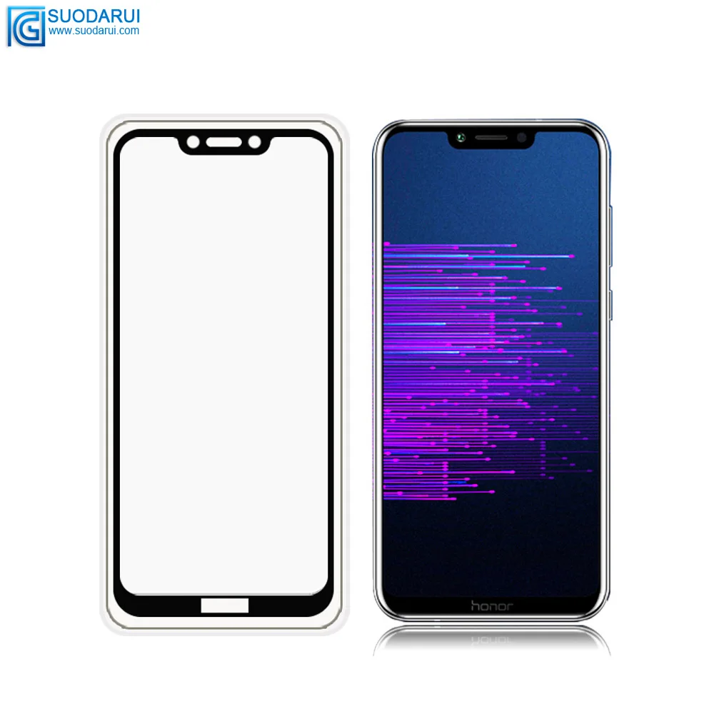 Tempered Glass Screen Protector for Huawei honor play Full Cover Glue 2.5D 9H film