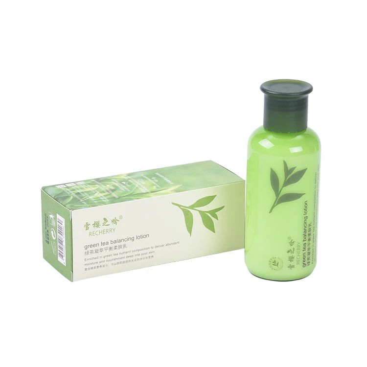

Private Label green tea balancing lotion skin moisturiser lotion face cream lotion