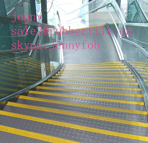 Safety Rubber Flooring Tile For Stair Step Stairs Floor Rubber Flooring Tile For Stair Step