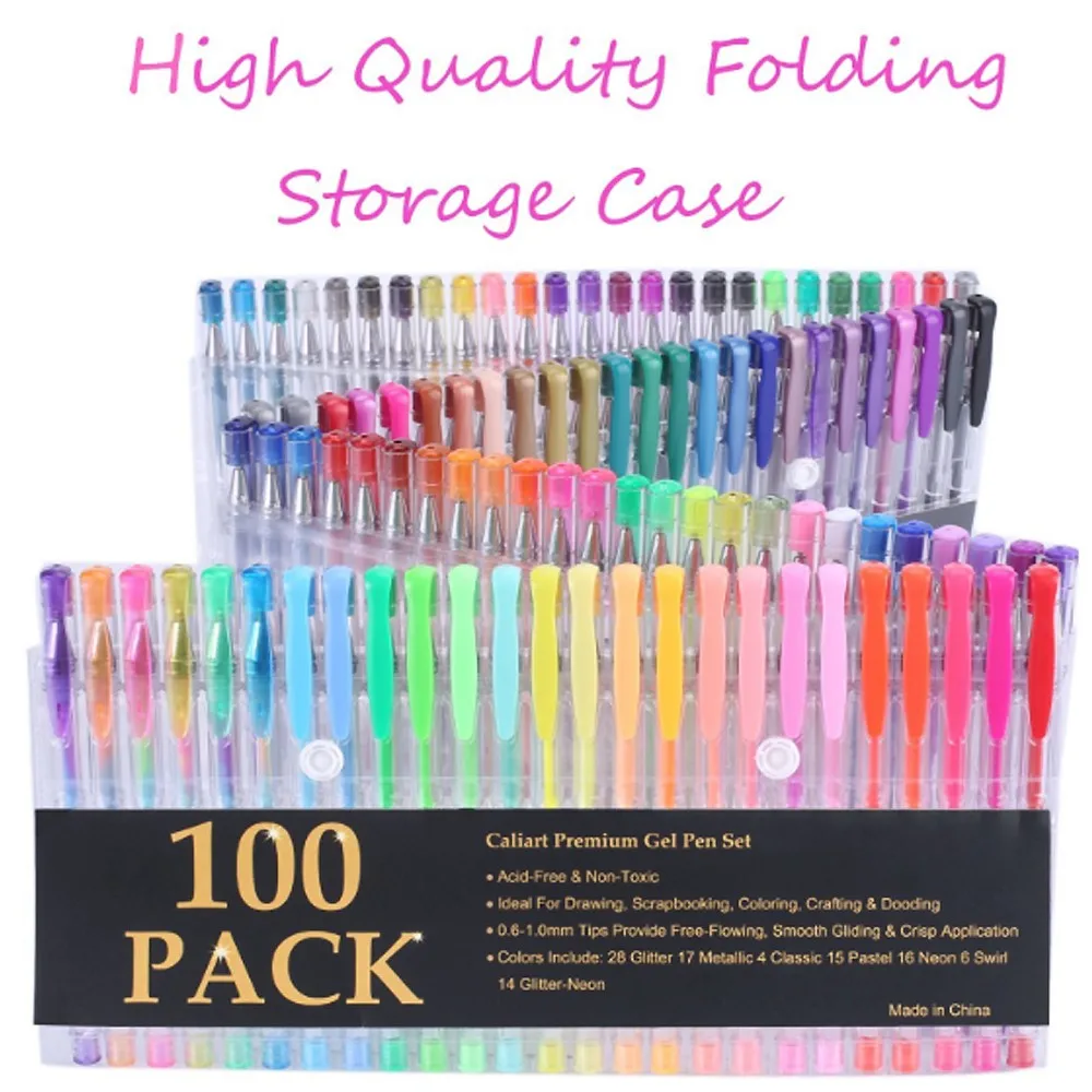 100 premium gel pens