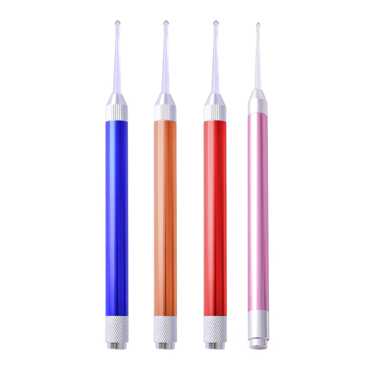 

New arrival stainless steel flashlight ear pick ear wax remover ear cleaner in custom color, Pink;blue customized