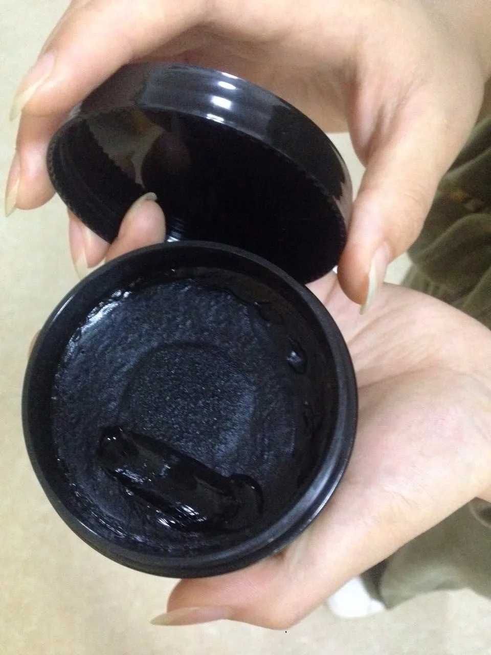 100ml Black Plastic Jar Clear Strong Hold Hair Water Based Pomade Buy Clear Pomadewater Based 1959