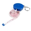 Unionpromo Plastic Color Tape Measure Keychain with Custom Logo for Wholesale