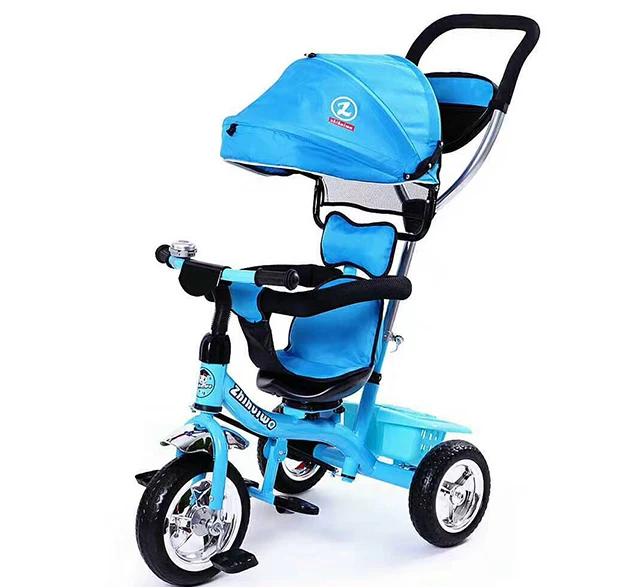 Folding Canopy Children Baby Tricycle And Mini Kids Tricycle Wheels Or