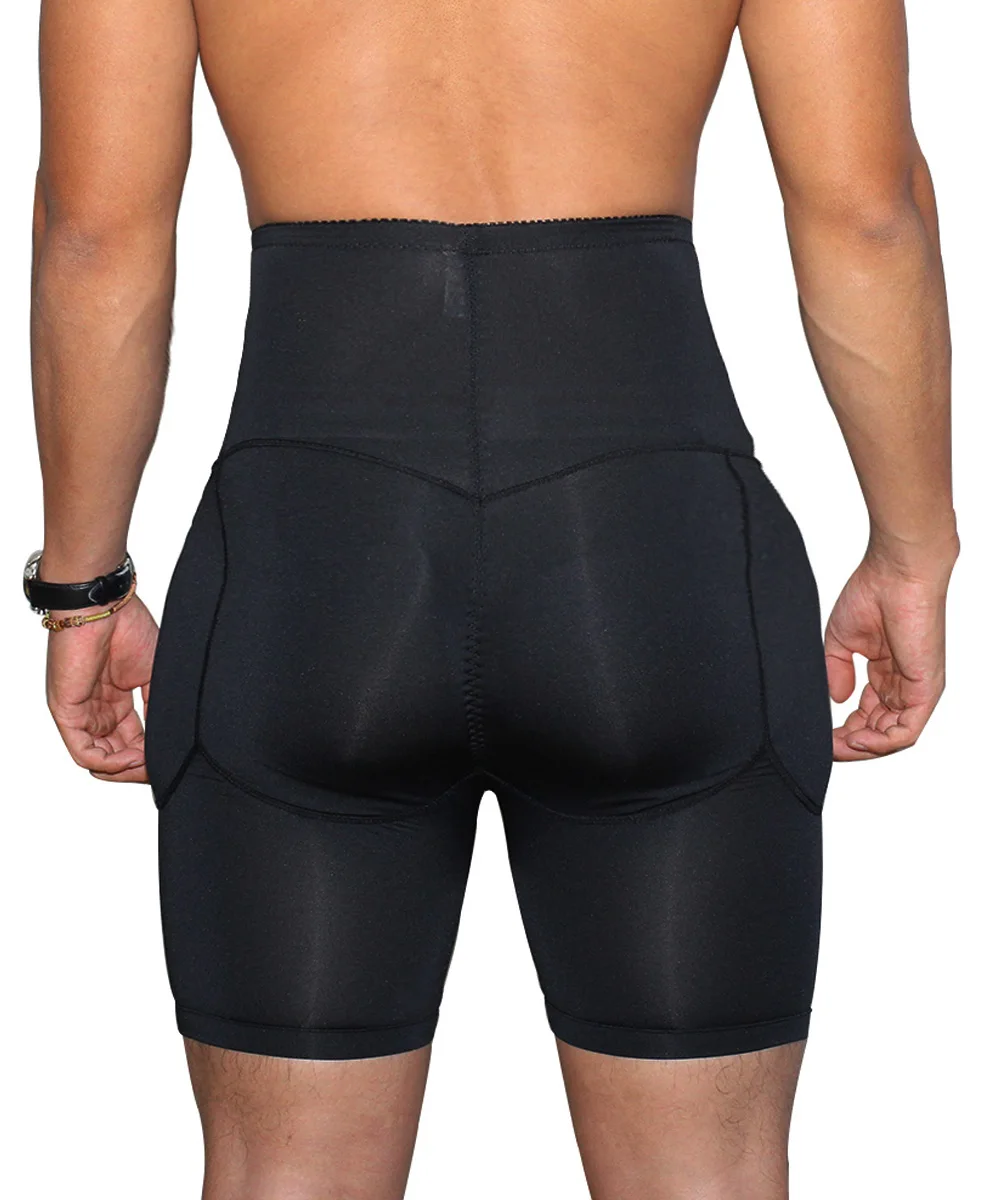 Men's Body Shaper Tummy Control Slimming Shapewear Shorts High Waist ...