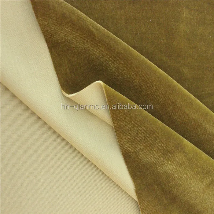 
New Arrival High Quality Warp Knitted Spun velvet fabric 