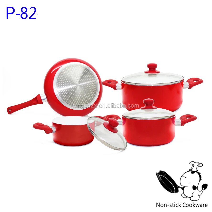 7 Pcs White Ceramic Cookware Set Nonstick Cooking Pots With Induction Base Buy Nonstick Cookware Nonstick Ceramic Cookware Set Nonstick Cooking Pot Product On Alibaba Com