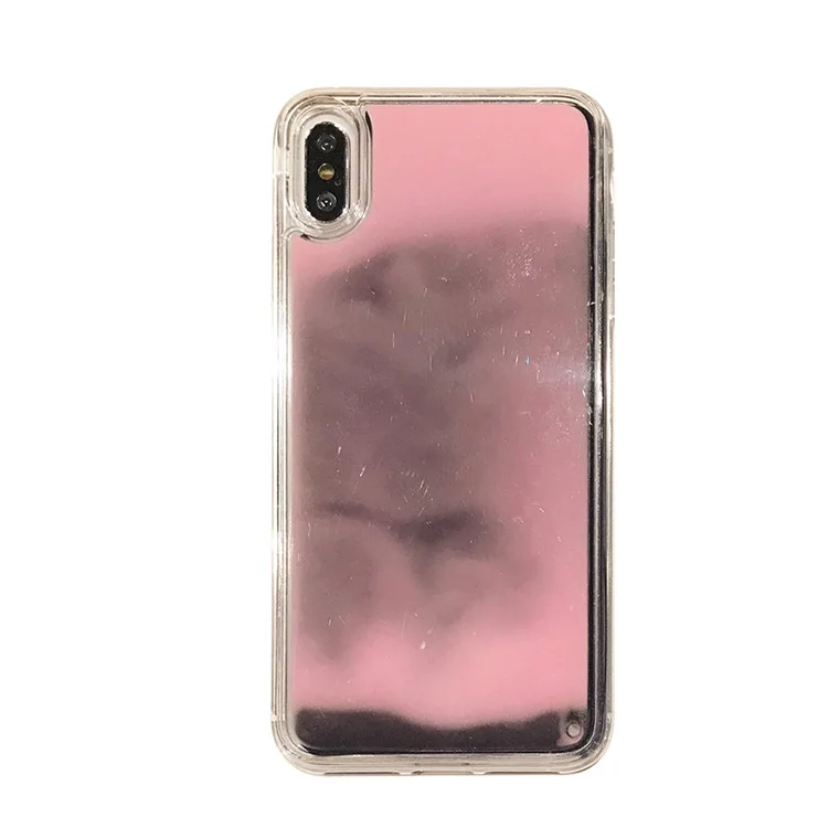 Popular Glow in the Dark Neon Glitter Phone Case For Iphone X