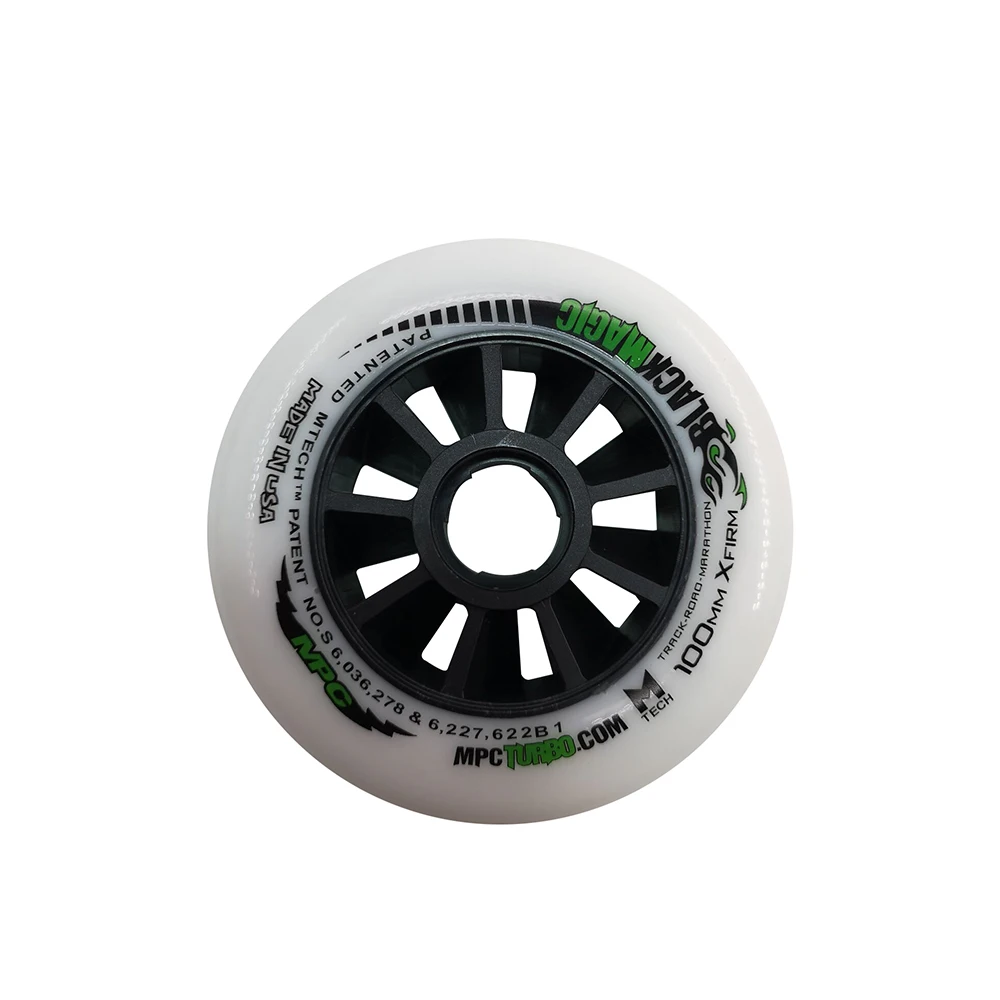 Oem/odm 100mm Wheel Flashing Roller Inline Skate Wheels Npc Skate