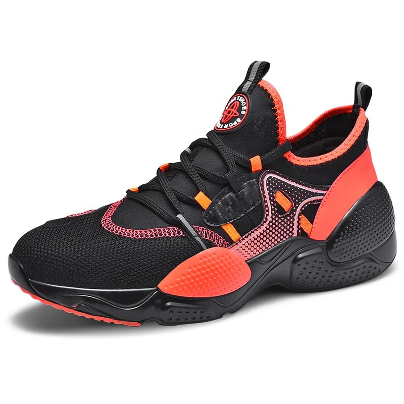 

China manufacturer wholesale new trends lightweight breathable durable men's gym sports shoes, 3 color ways