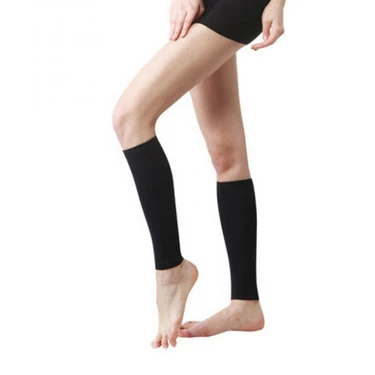 Professional Leg Running Sleeves Support Copper Compression Brace Calf Shin Socks