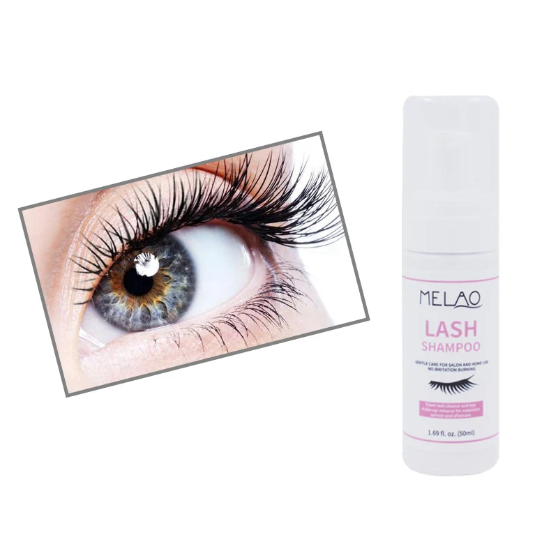Melao 50ml Oil Free Lash Foam Cleanser Eyelash Extension Shampoo