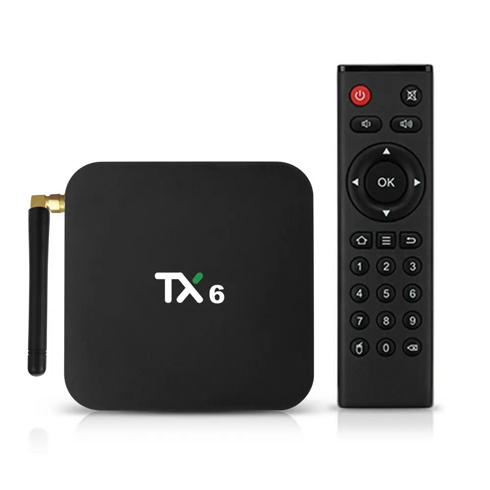 

TX6 Tv Box Allwinner H6 Quad Core 4GB RAM 32GB ROM Dual WiFi Android 9 Media Box